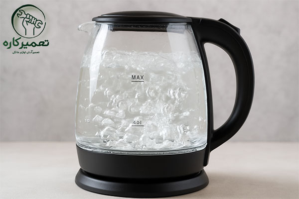 حجم آب اضافی چای ساز 