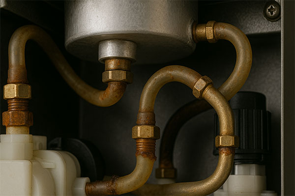پوسیدگی و پارگی شیلنگهای اسپرسو ساز 