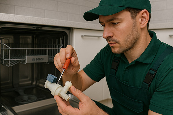 تعمیرات شیر برقی ماشین ظرفشویی