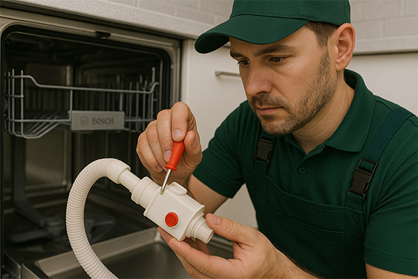 تعمیرات و تعویض اکواستاپ ماشین ظرفشویی