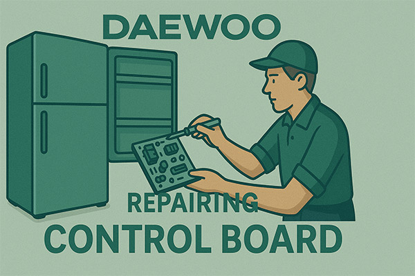 تعمیر برد یخچال دوو 