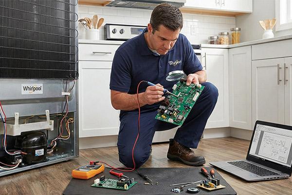 تعمیر برد یخچال ویرپول