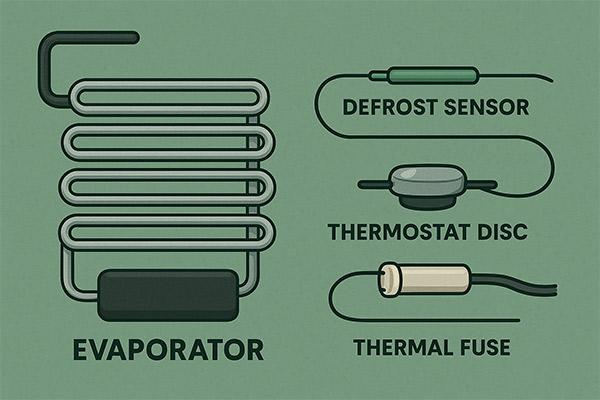تعمیر سیستم دیفراست یخچال سامسونگ