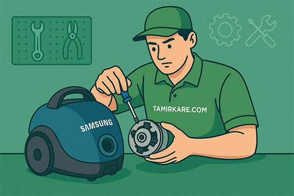 تعمیر موتور جاروبرقی سامسونگ 