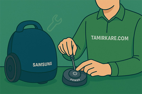 تعمیرات کلید POWER جاروبرقی سامسونگ 