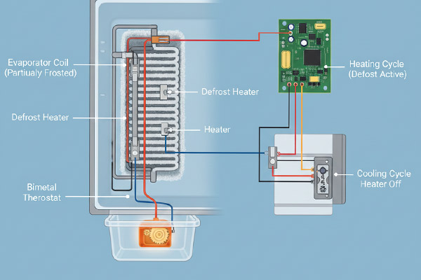 سیستم دیفراست یخچال