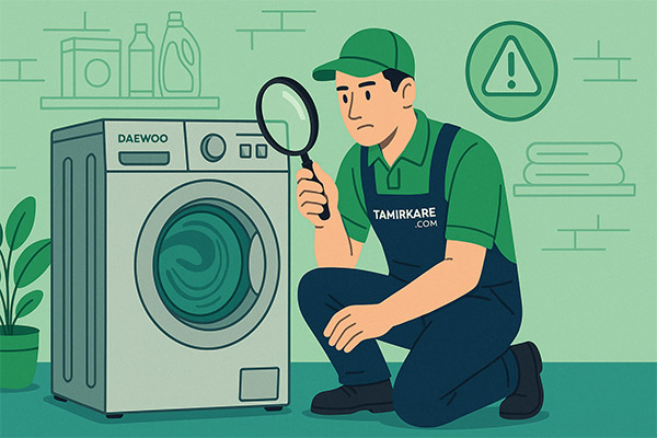 عیب یابی لباسشویی دوو