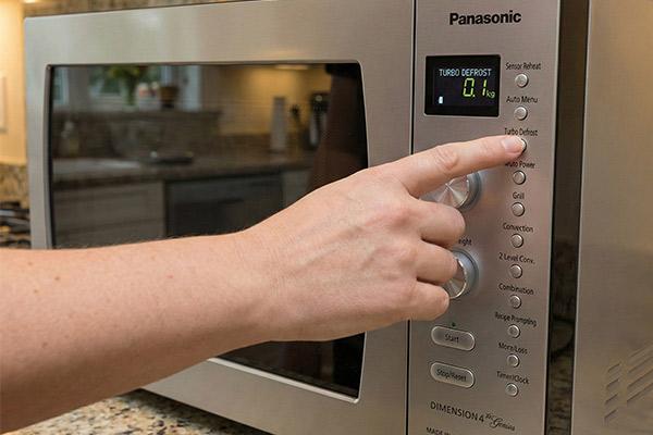انتخاب دیفراست در مایکروفر پاناسونیک