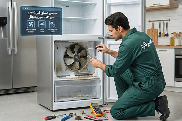 صدای فن یخچال فریزر