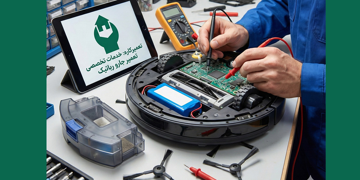 علت روشن نشدن جارو رباتیک