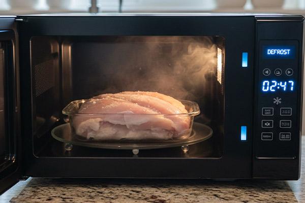 علامت یخ زدایی در ماکروفر