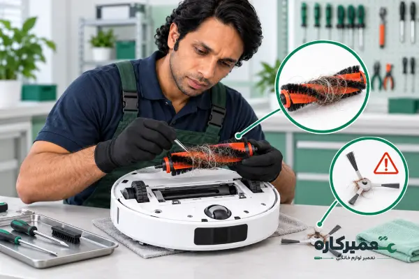 ارور برس جارو رباتیک شیائومی