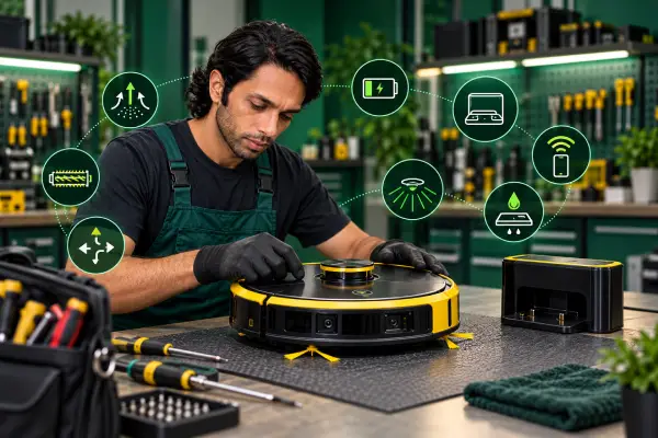 مشکلات جاروبرقی رباتیک کارچر